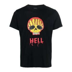 Botter Paris Graphic Print Organic Cotton T-Shirt in Black